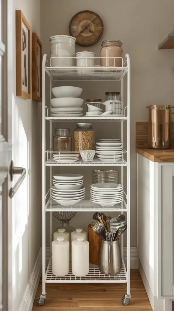  Multi-Tier Storage Carts for Small Appliances