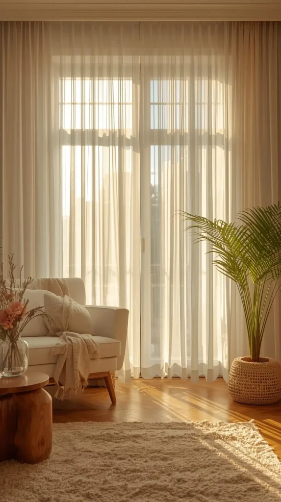 Classic White Curtains and Light Drapes