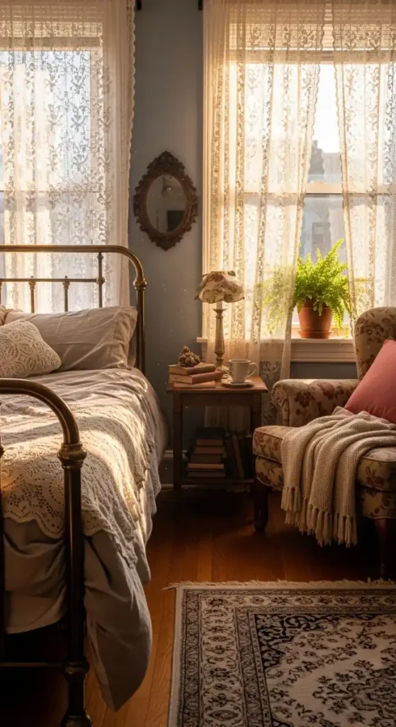 22 Crochet Home Decor Ideas Bedrooms to Make Them Cozy and Stylish 9 Crochet curtains for a light, airy look