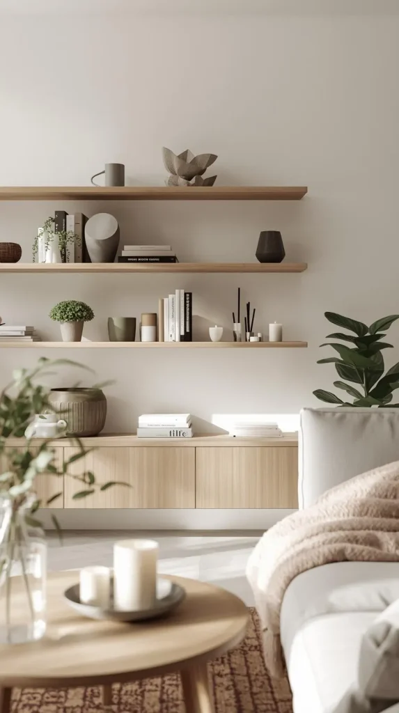 Floating Shelves for Style and Storage