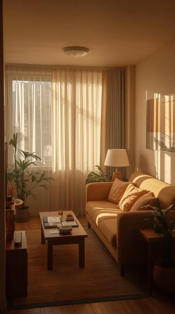 17 Home Decor Ideas Living Room Cozy Small Spaces Tiny House Apartment 10 Use Light Curtains for Airy Comfort