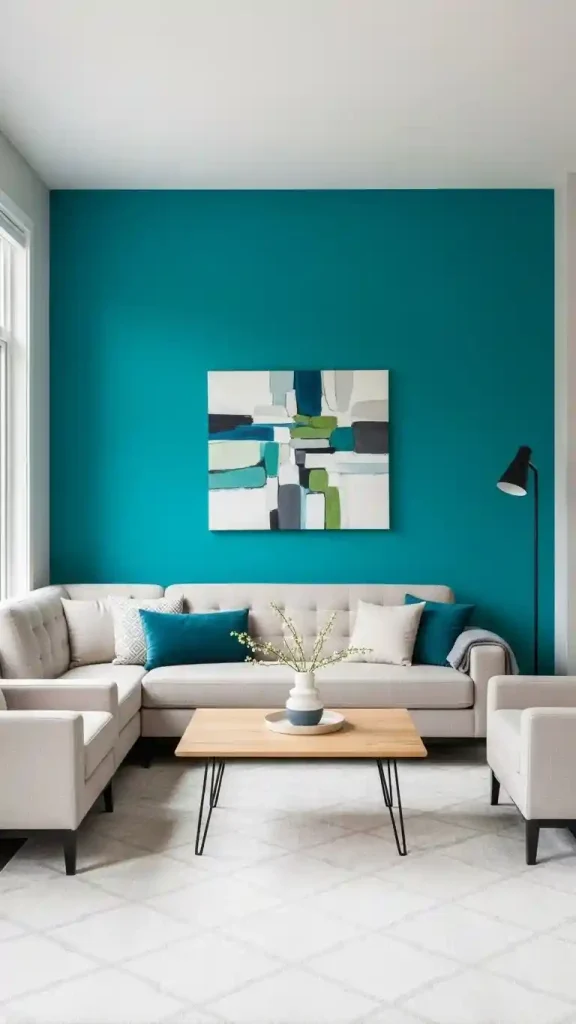 20 Pop of Color Home Decor ideas | Brighten Your Space with Style 2 Add a Bold Accent Wall