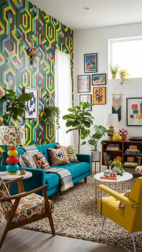 27 Funky Home Decor Interior Design Creative Ideas for a Stylish Space 2 Bold Accent Walls