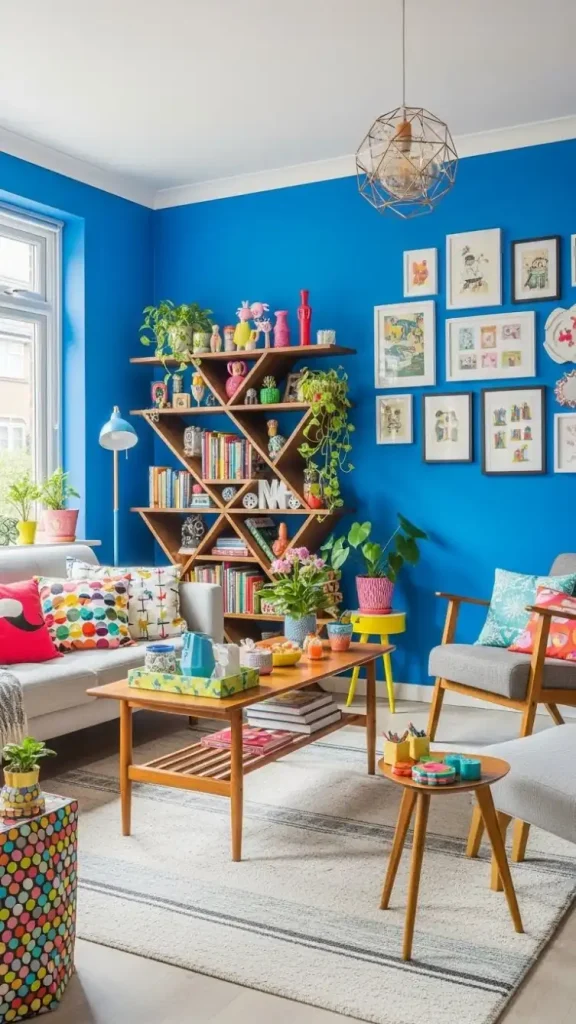 27 Funky Colorful Home Decor | Ideas to Brighten Your Space 2 Vibrant Accent Walls