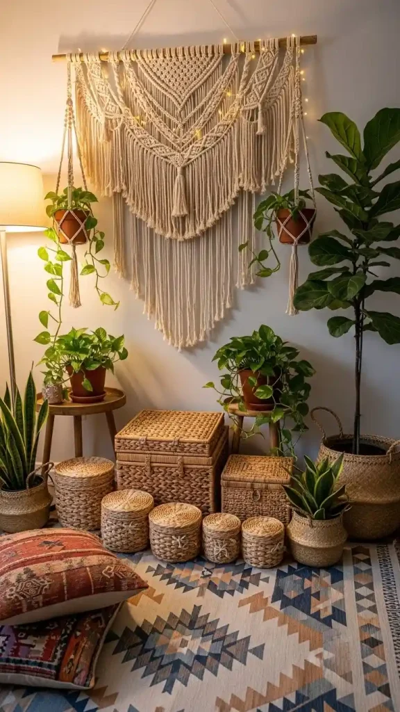 25 Thrifted Home Decor Aesthetic | Stylish & Budget-Friendly Ideas 11 Boho Corners
