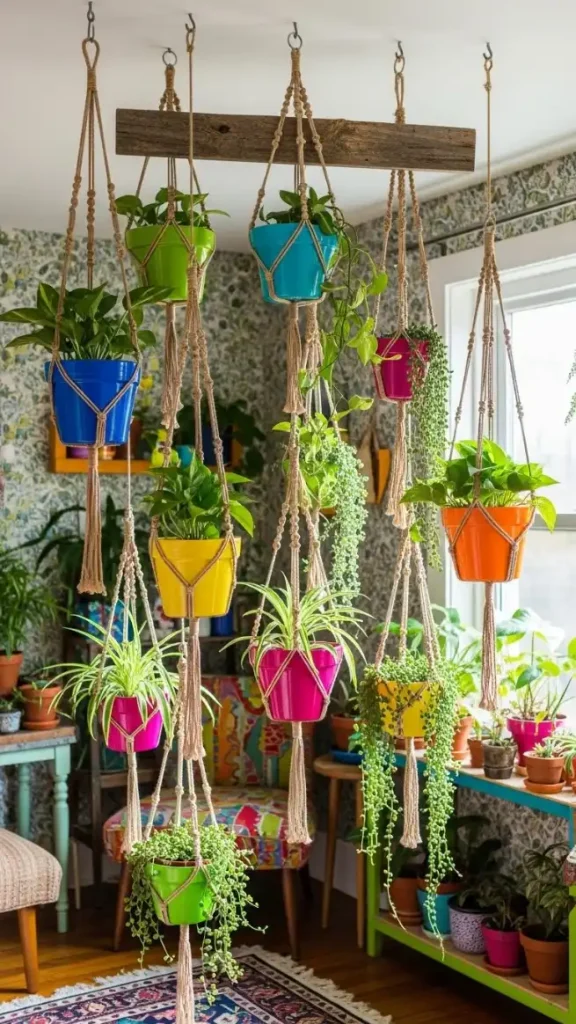 20 Funky Home Decor DIY Easy Ideas to Brighten Your Space 12 DIY Hanging Planters