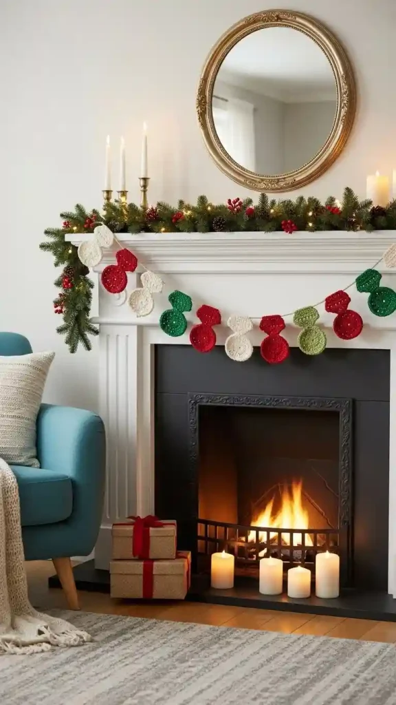 25 Christmas Crochet Home Decor | Handmade Ideas for a Festive Touch 12 Crochet Christmas Garland Decorations