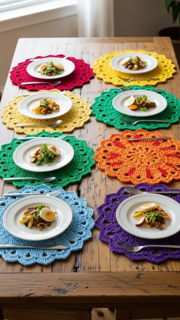 19 Crochet Home Decor Tutorial | Stunning Ideas for Your Home 12 Crochet Table Mats Tutorial