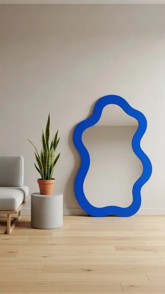 23 Unconventional Decor Combinations for Funky Home Decor to Create Bold and Stunning Interiors 12 Funky Mirrors with Minimal Rooms