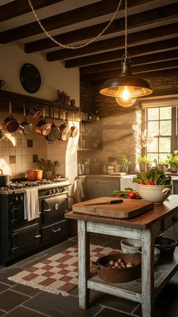 20 Thrifted Home Decor Kitchen Ideas to Style Your Space on a Budget 12 Vintage Light Fixtures