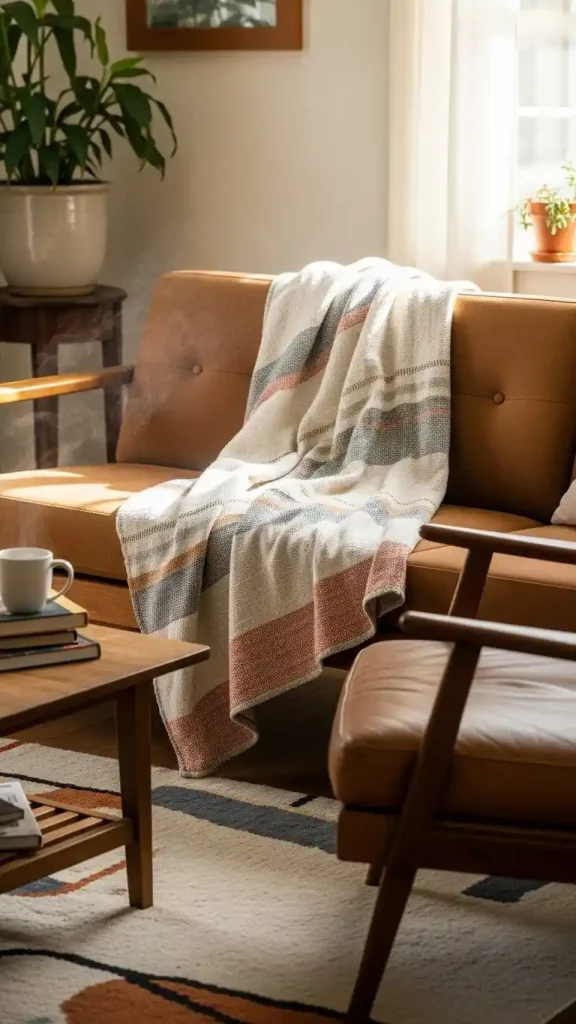 23 Simple Thrifted Home Decor Ideas for a Cozy & Stylish Home 13 Linen or Cotton Throws