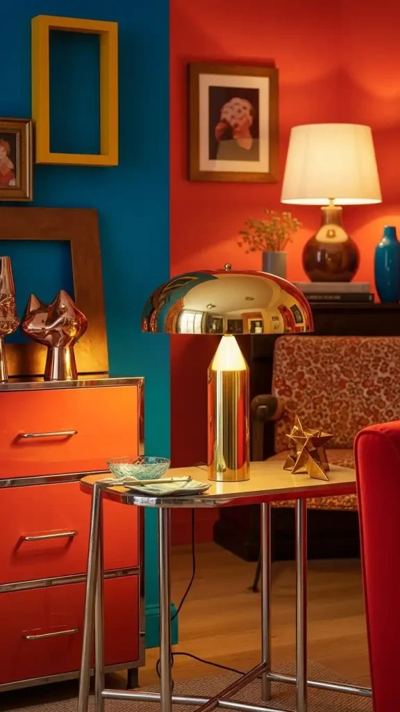 26 Colorful Palette Ideas for Funky Home Decor That Instantly Transform Your Home 13 Metallic Accents with Bright Hues