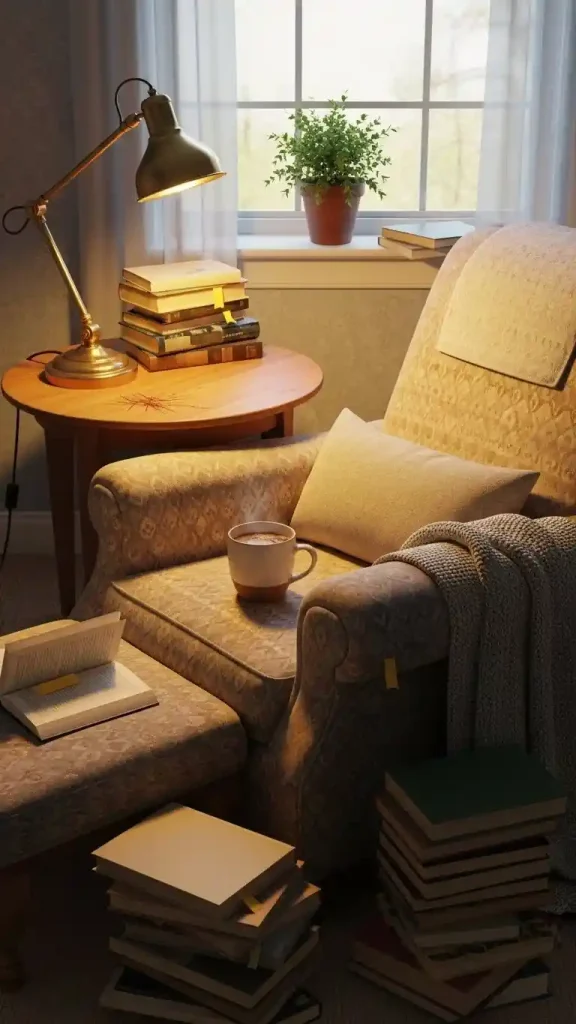25 Thrifted Home Decor Aesthetic | Stylish & Budget-Friendly Ideas 14 Cozy Reading Nook
