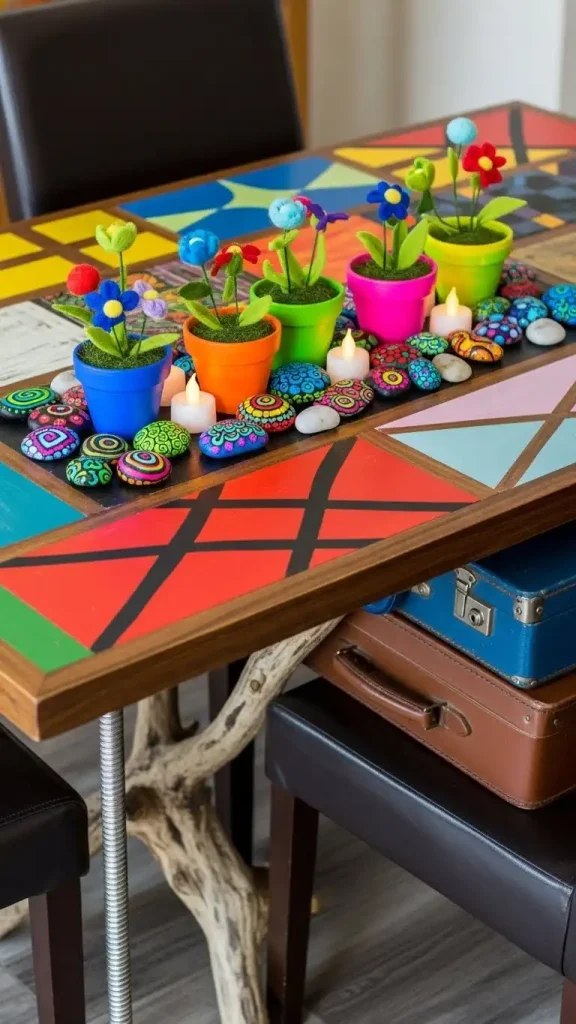 20 Funky Home Decor DIY Easy Ideas to Brighten Your Space 15 DIY Table Centerpieces