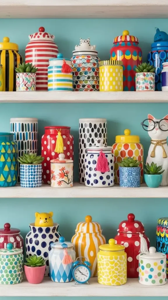 20 Creative Storage Ideas for Funky Home Decor to Make Your Home Bold & Organized 15 Decorative Storage Jars & Containers