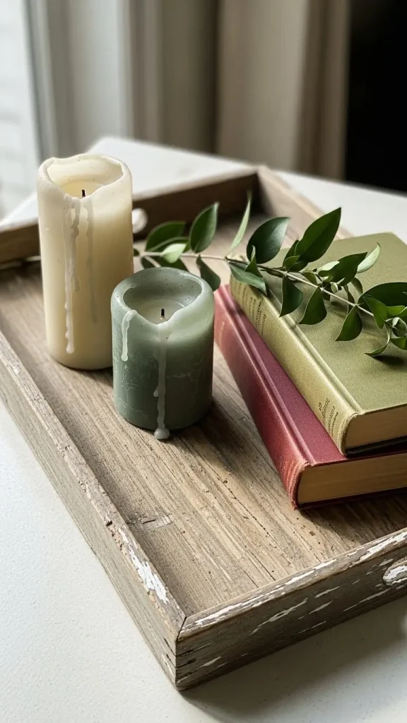 25 Thrifted Home Decor Amazon Ideas to Transform Your Space 15 Distressed Wooden Coffee Trays