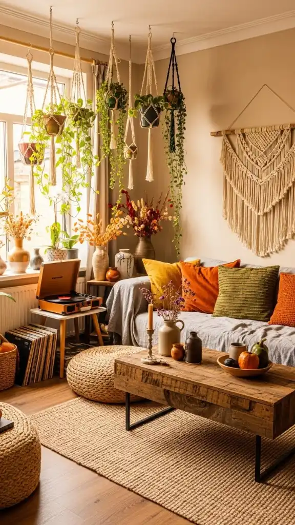 22 Earthy Funky Home Decor Creative Ideas for a Stylish and Natural Home 15 Hanging Macramé Planters
