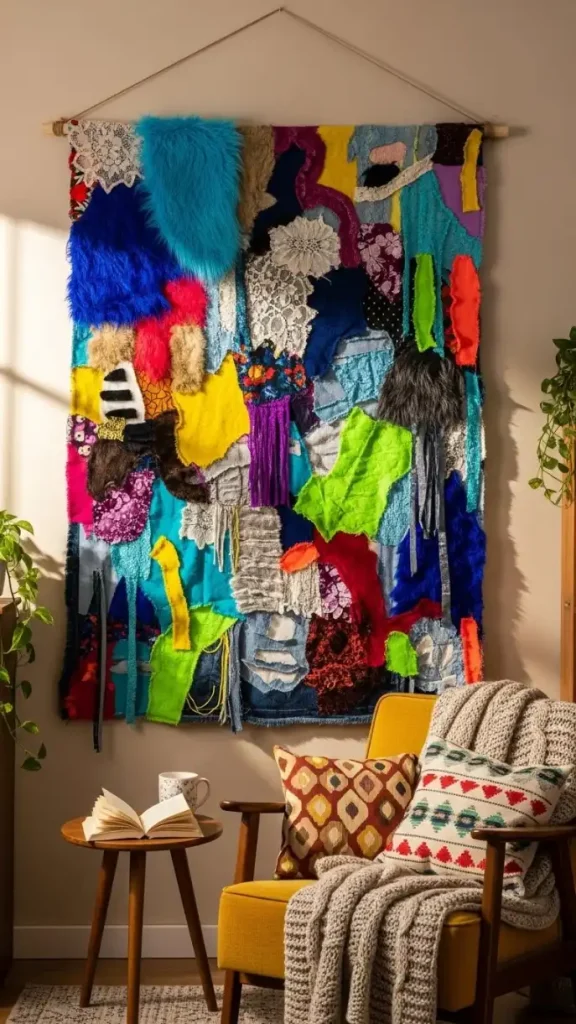 20 Funky Home Decor Ideas | Bold & Creative Ways to Transform Your Space 16 Funky Fabric Wall Tapestry