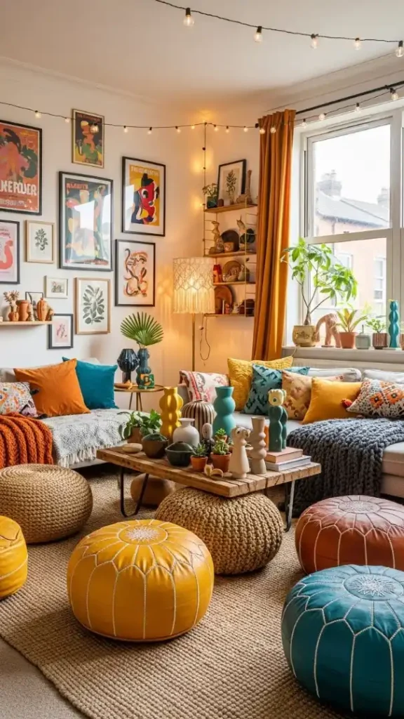 22 Earthy Funky Home Decor Creative Ideas for a Stylish and Natural Home 16 Natural Fiber Poufs