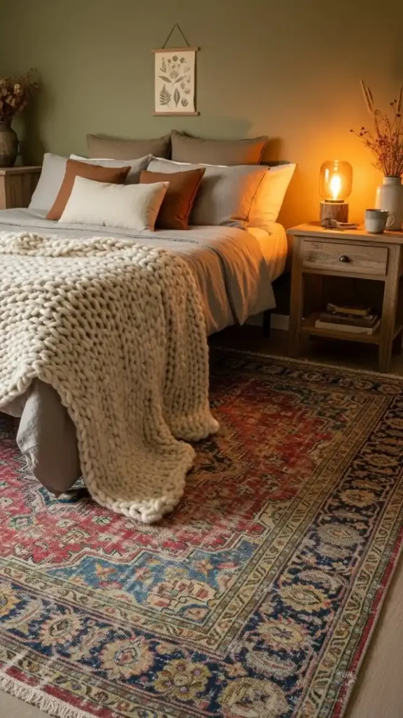 23 Thrifted Home Decor Bedroom | Create a Cozy, Vintage-Inspired Space 16 Vintage Rugs