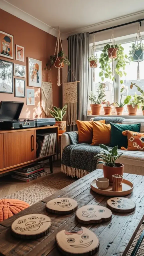 22 Earthy Funky Home Decor Creative Ideas for a Stylish and Natural Home 17 Funky Coasters