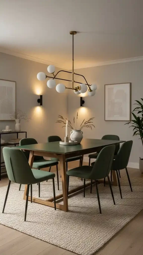23 Green Color Home Decor | Inspiring Ideas for Every Room 17 Green Dining Chairs & Tables