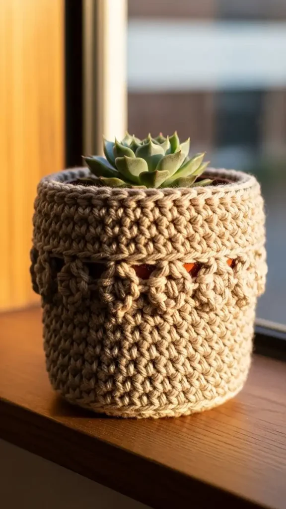 23 Filet Crochet Home Decor Ideas to Beautify Your Stylish Living Spaces 17 Hafilet Crochet Pot Covers
