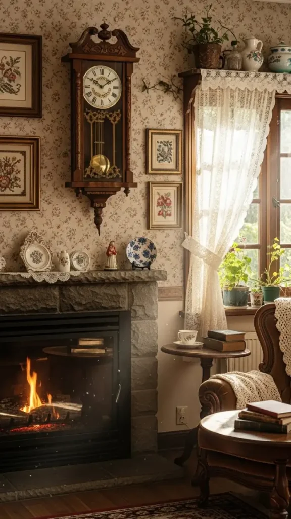 20 Grandmacore Home Decor Ideas for Cozy Vintage Charm 17 Heirloom Wall and Mantel Clocks