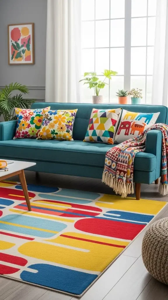 23 Unconventional Decor Combinations for Funky Home Decor to Create Bold and Stunning Interiors 17 Playful Patterns with Solid Furniture