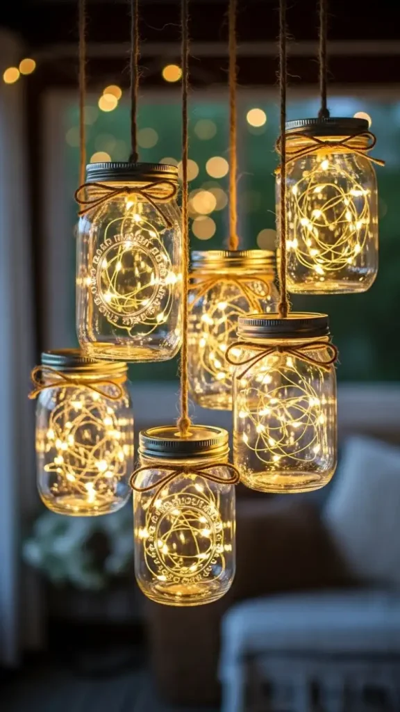 19 Thrifted Home Decor DIY Ideas to Personalize Your Home 18 DIY Mason Jar Lights