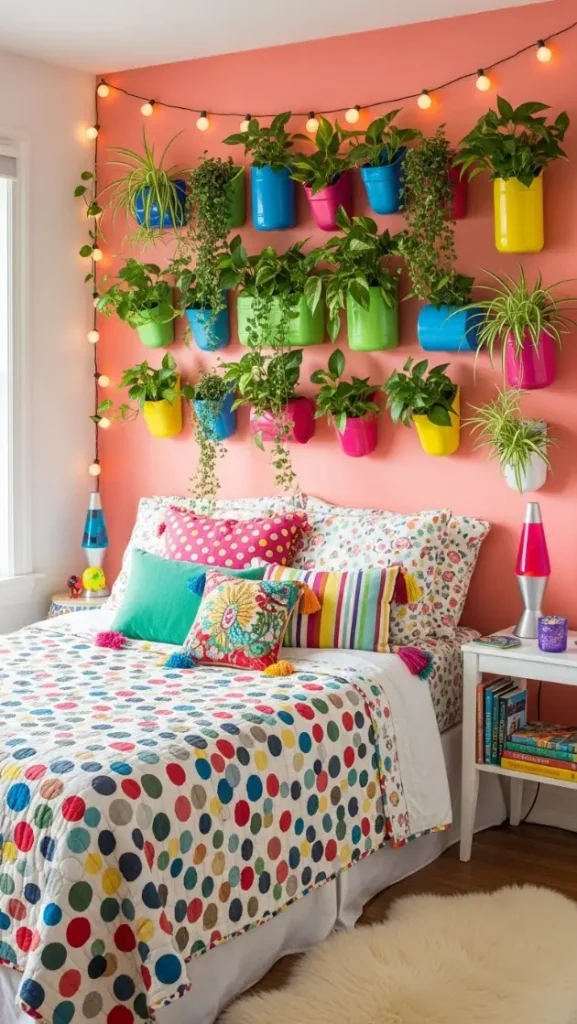 20 Funky Home Decor Bedroom | Creative Ideas to Brighten Your Sleep Space 18 17. DIY Wall Planters