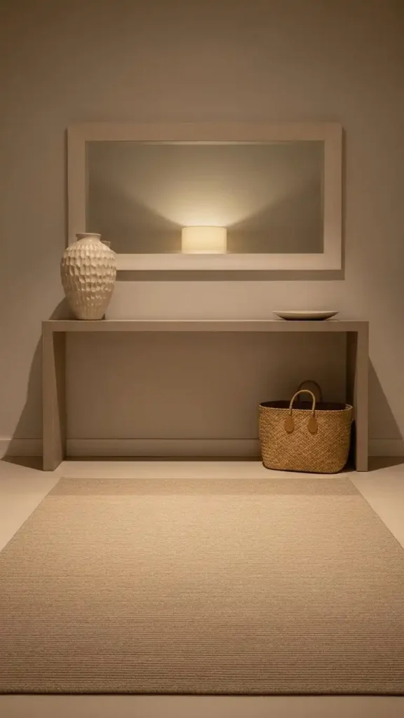 21 Neutral Color Home Decor Ideas to Create a Calm and Stylish Space 18 Neutral Color Entryway Decor