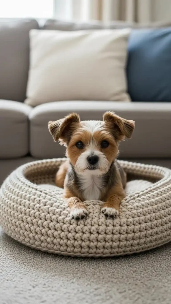 19 Crochet Home Decor Tutorial | Stunning Ideas for Your Home 19 Crochet Pet Beds Tutorial