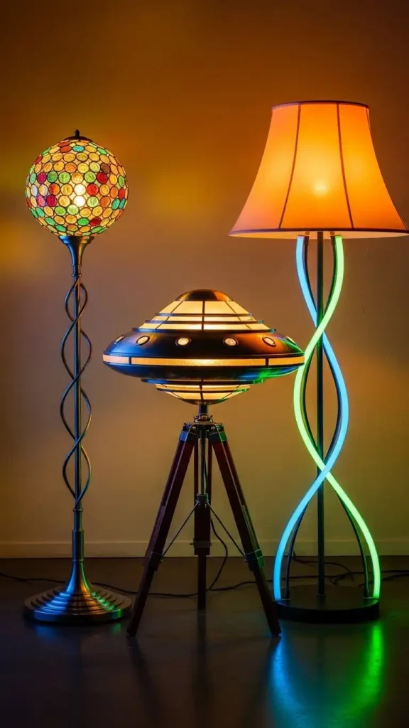 23 Funky Home Decor Items to Instantly Elevate Your Space 19 Funky Floor Lamps