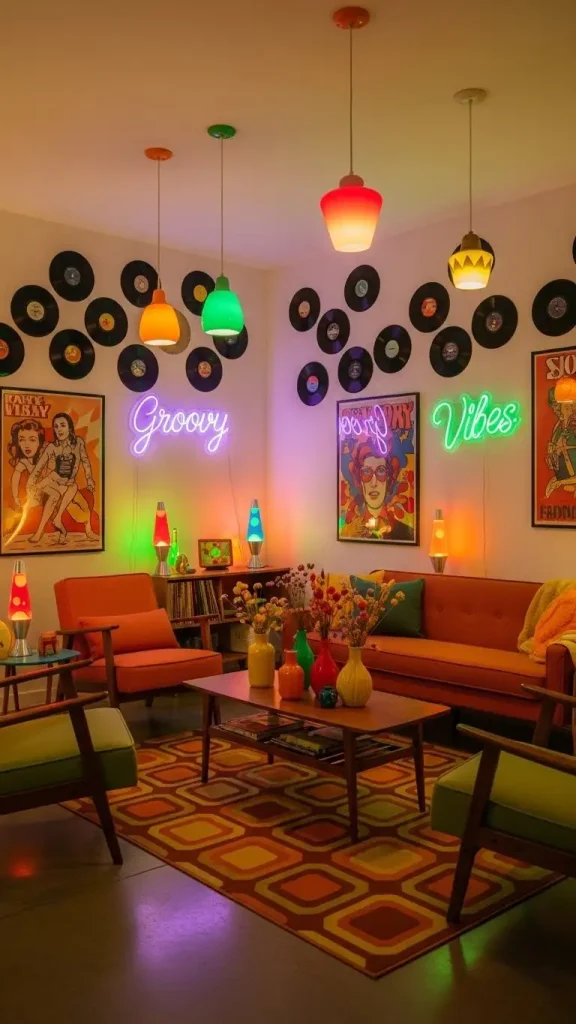 18 Retro Funky Home Decor Ideas to Add Nostalgic Charm 1 18 Retro Funky Home Decor Ideas