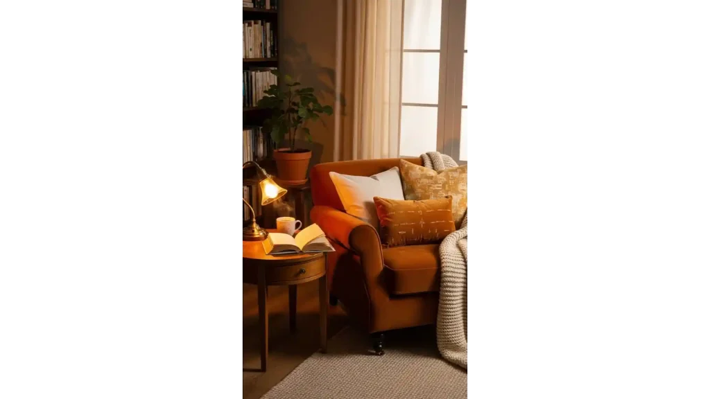 21 Comfy Living Room Ideas Warm Colors Home Decor | Create a Cozy, Inviting Space 20 Comfy Reading Nook with Warm Colors