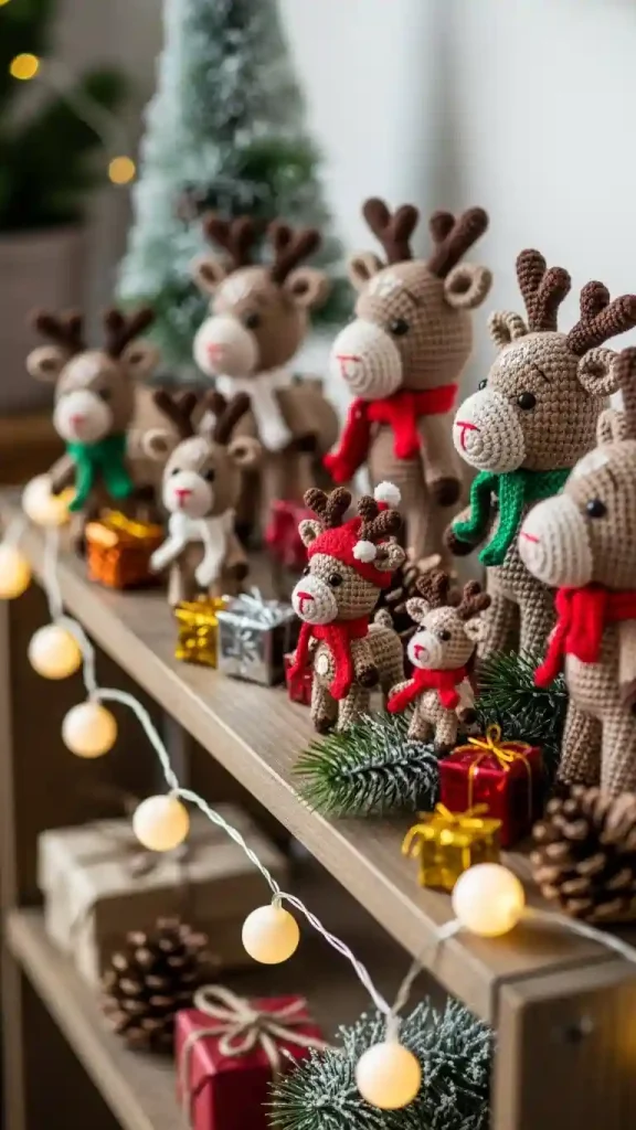 25 Christmas Crochet Home Decor | Handmade Ideas for a Festive Touch 20 Crochet Reindeer Figurines