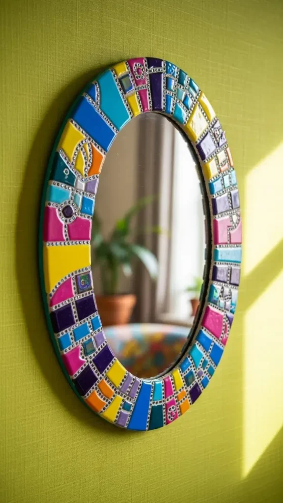 27 Fun DIY Ideas for Funky Home Decor to Transform Your Space 20 DIY Mirror Frames