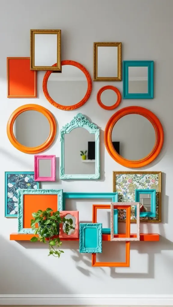 27 Funky Colorful Home Decor | Ideas to Brighten Your Space 20 Funky Mirrors & Frames