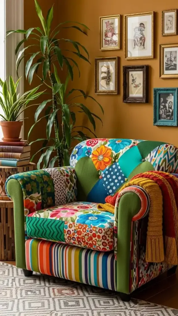 23 Unique Furniture Ideas for Funky Home Decor That Stand Out 20 Patchwork Upholstered Furniture