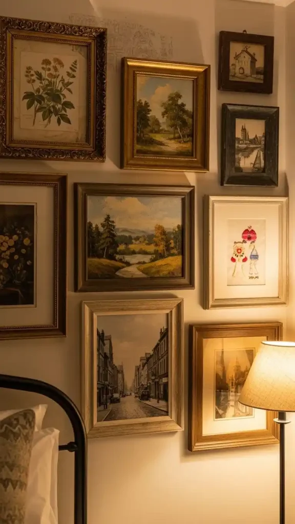 23 Thrifted Home Decor Bedroom | Create a Cozy, Vintage-Inspired Space 20 Thrifted Wall Art or Prints