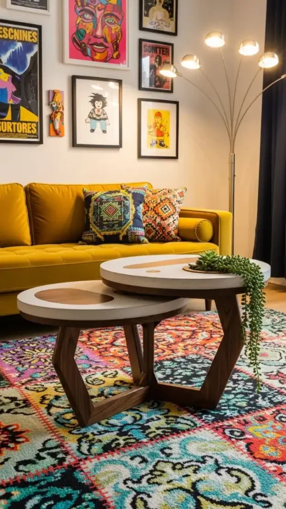 23 Unique Furniture Ideas for Funky Home Decor That Stand Out 3 Asymmetrical Coffee Tables