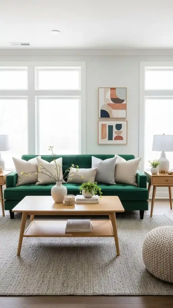 23 Green Color Home Decor | Inspiring Ideas for Every Room 3 Emerald Sofas and Seating