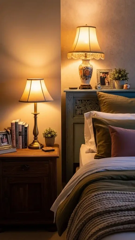 23 Thrifted Home Decor Bedroom | Create a Cozy, Vintage-Inspired Space 3 Thrifted Nightstands