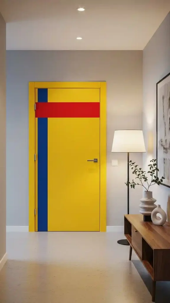 23 Primary Color Home Decor | Creative Ideas to Brighten Your Space 21 Bold Yellow Door Paint Ideas