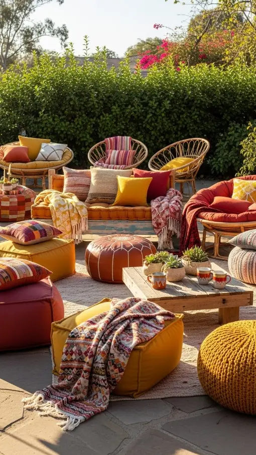 21 Cozy Colorful Home Decor | Ideas to Warm Up Your Home 21 Cozy Outdoor Patio Cushions