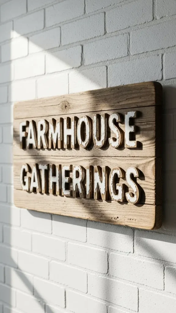 25 Thrifted Home Decor Amazon Ideas to Transform Your Space 21 Distressed Wooden Signs