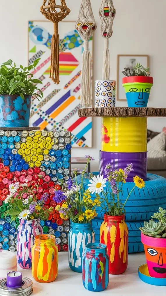 21 Funky Home Decor DIY Cheap Ideas on a Budget 1 21 Funky Home Decor DIY Cheap