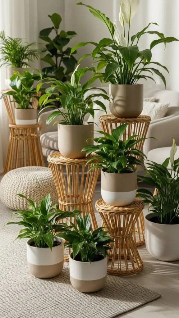 21 Neutral Color Home Decor Ideas to Create a Calm and Stylish Space 22 Neutral Tone Indoor Plants Corner