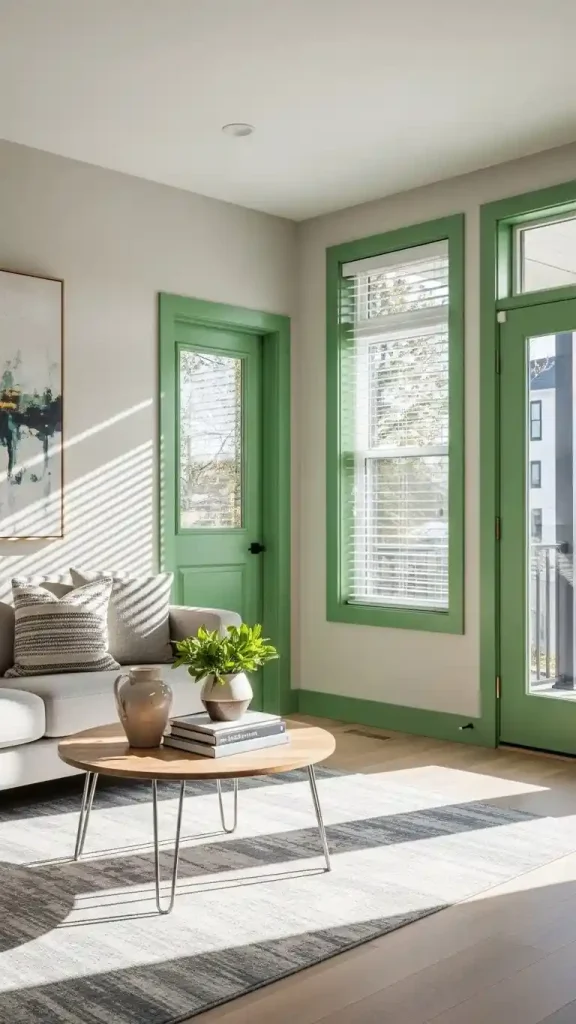 23 Green Color Home Decor | Inspiring Ideas for Every Room 23 Green Door & Window Frames